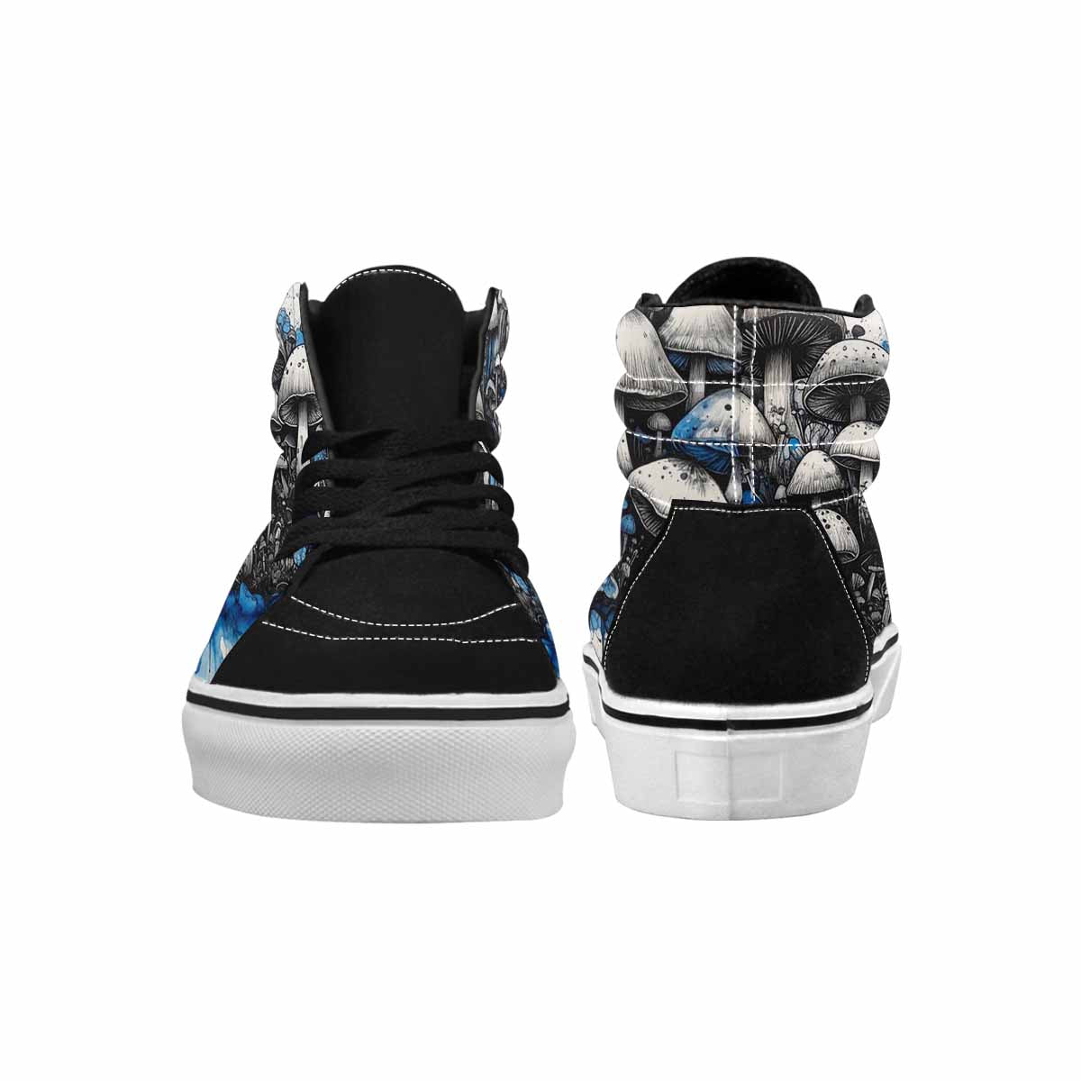 MEN'S Mushrooms (general) High Top Canvas Grunge Custom Shoes