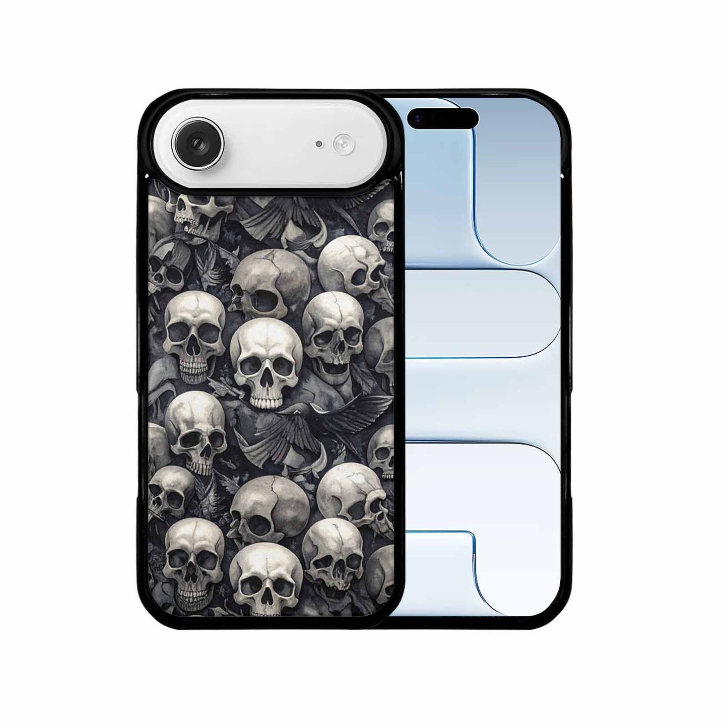 iPhone 17 Air Case — Skull Dark Art Gothic Print Gothic, Custom Printed Phone Case