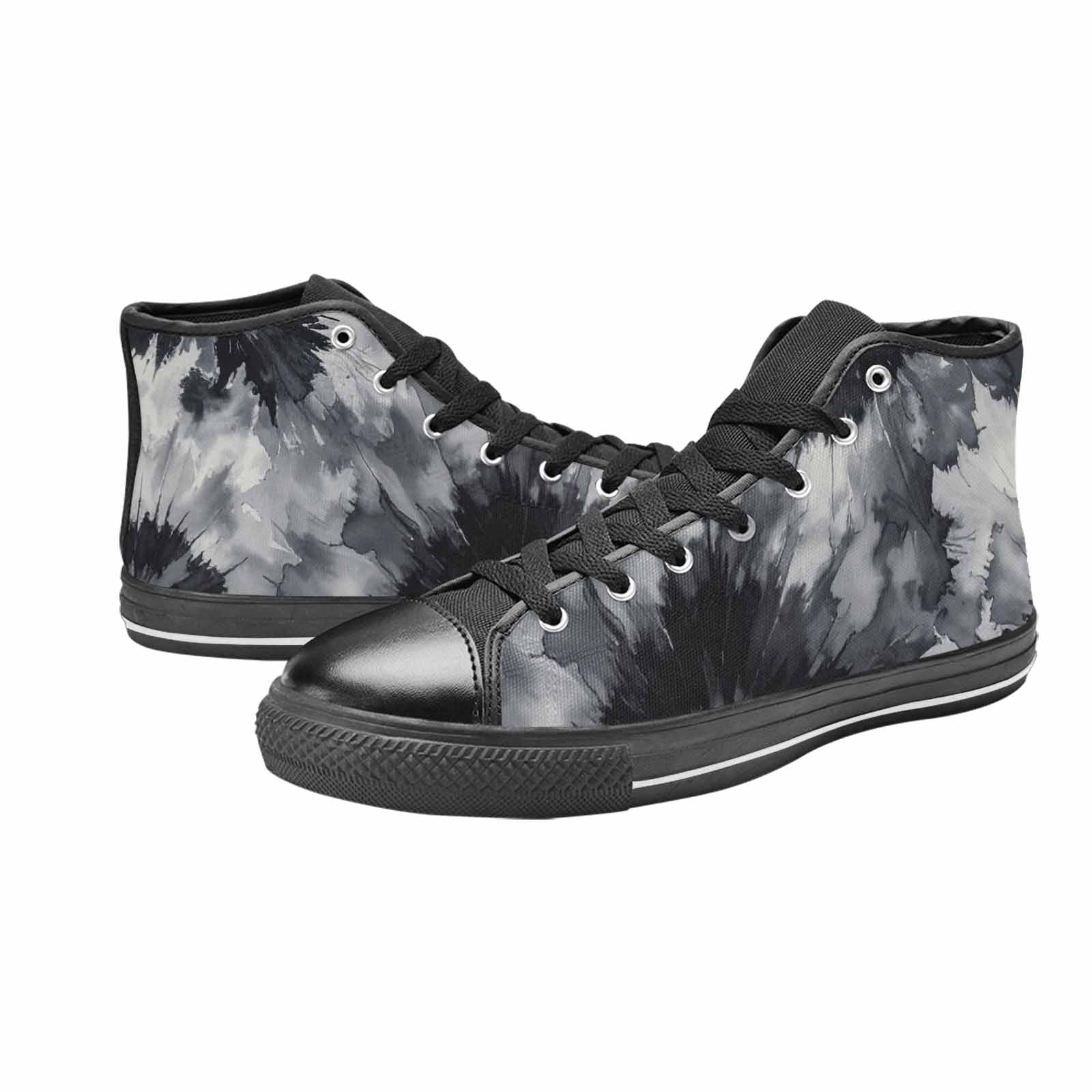 WOMEN'S Tie Dye - High Top Canvas Neon Fantasy Sneakers
