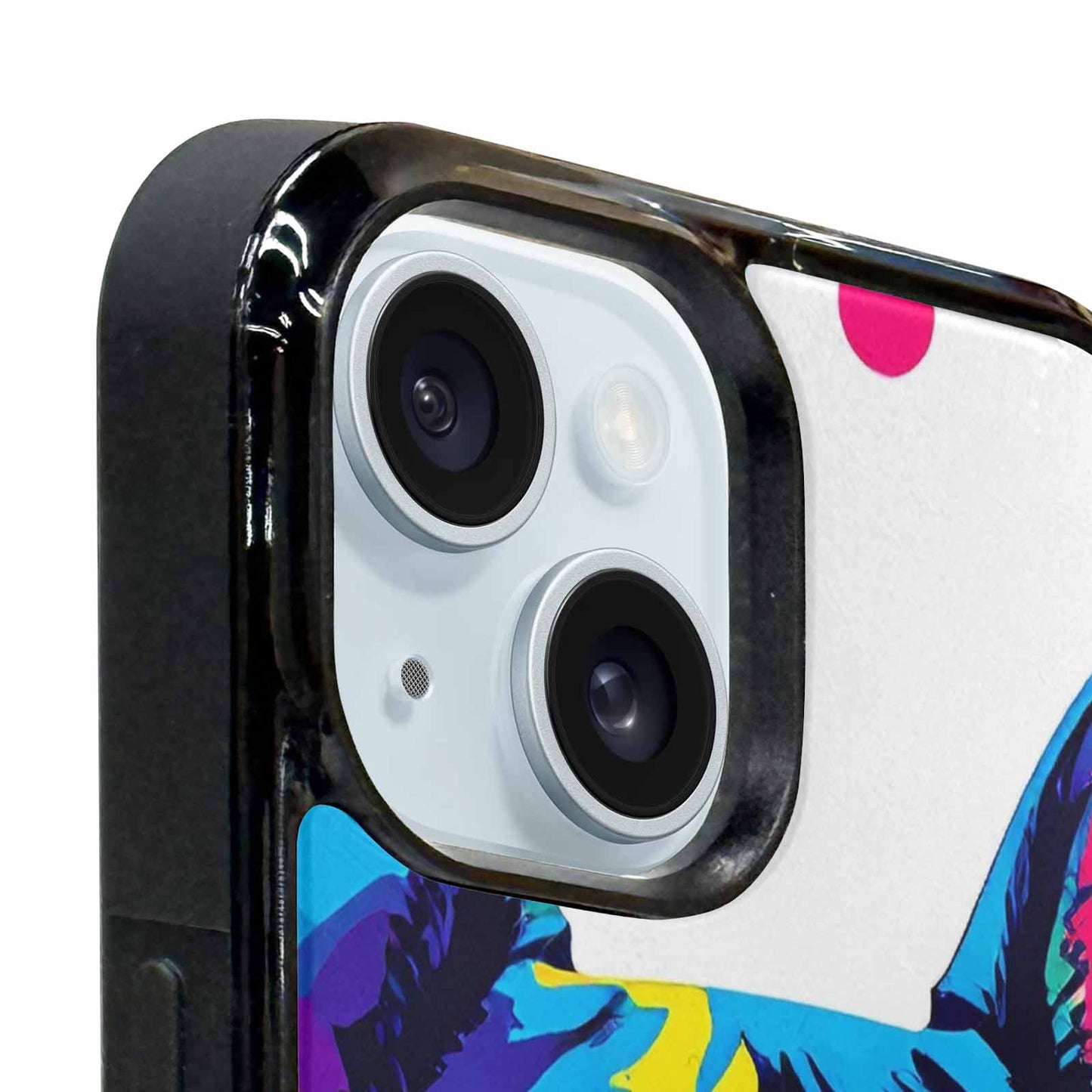 iPhone 15 Plus Case — French Bulldog Pop Art Pattern, Custom Made Phone Cover