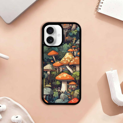 iPhone 17 Case — Mushrooms Camomushrooms Patter Ojg Camo, Original Design Phone Case