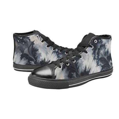 WOMEN'S Tie Dye - High Top Canvas Surreal Custom Sneakers