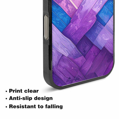iPhone 15 Pro Max Case — Bisexual Flag Color Theme Small Rainbow, Custom Made Phone Cover