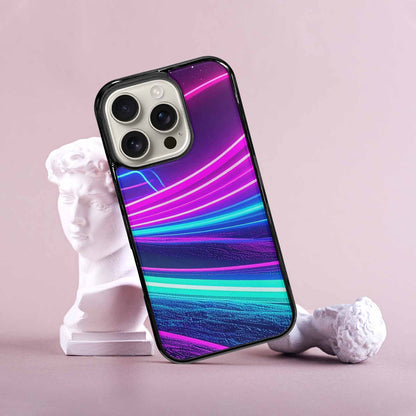 iPhone 16 Pro Case — 80s Neon Cartoon Custom, Unique Phone Case Design