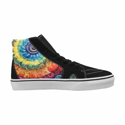 MEN'S Tie High Top Canvas Surreal Shoes