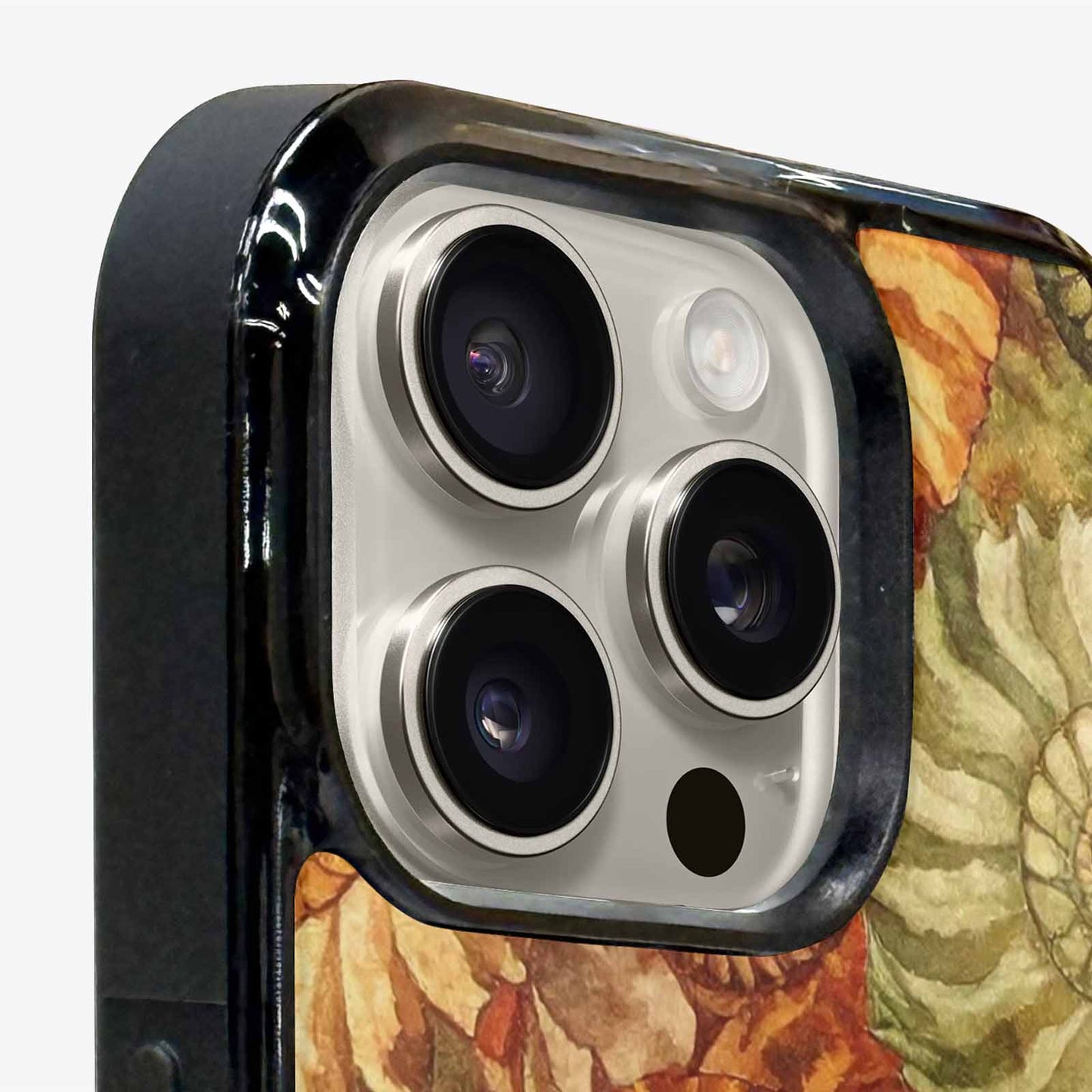 iPhone 16 Pro Case — Tie Dye Earth Tones Blended Overlapping, Custom Designed Case Cover