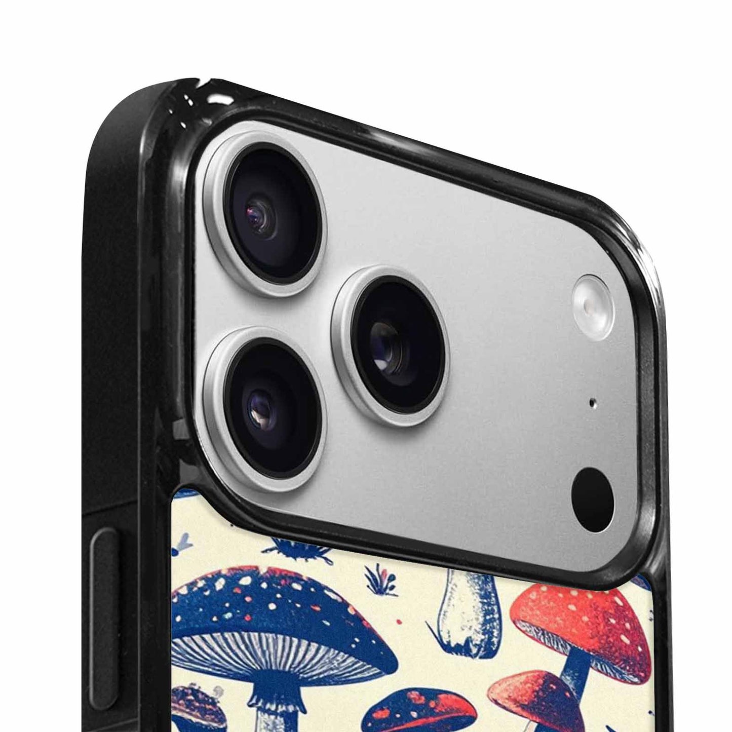 iPhone 17 Pro Max Case — Vintage Dinosaurs Mushroom Retro Vintage, Custom Print Case Cover