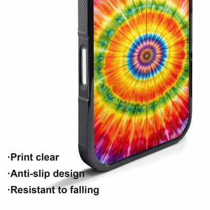 iPhone 17 Air Case — Tie Dye Rainbow Spiral Tie Dye, Custom Art Phone Cover