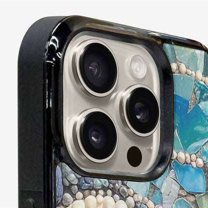 iPhone 15 Pro Max Case — Seashell Collage Seashell Collage Pattern Hundreds, Custom Phone Case