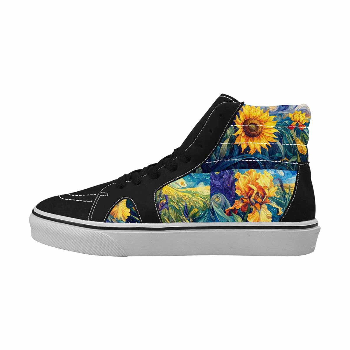 WOMEN'S Blend All Versions High Top Canvas Grunge Sneakers