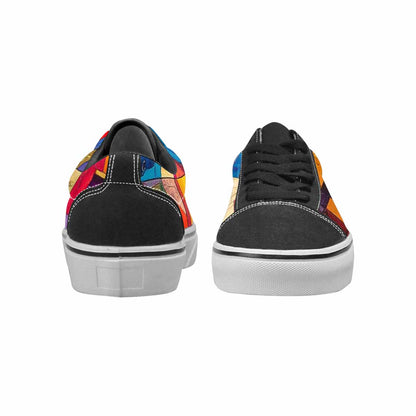 WOMEN'S Faith Cross Lace-Up Canvas Grunge Custom Shoes