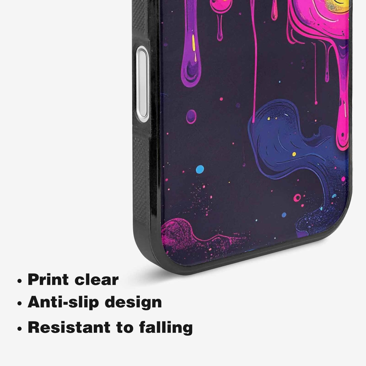 iPhone 16 Case — Rick And Morty Style Art Dripping, Custom Phone Case