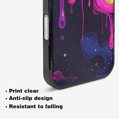 iPhone 16 Case — Rick And Morty Style Art Dripping, Custom Phone Case