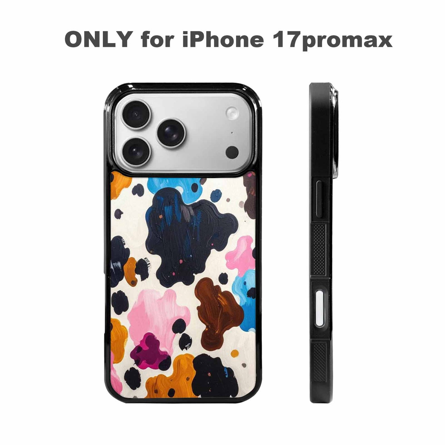 iPhone 17 Pro Max Case — Small Cow Animal Print Animal Print, Custom Made Phone Cover