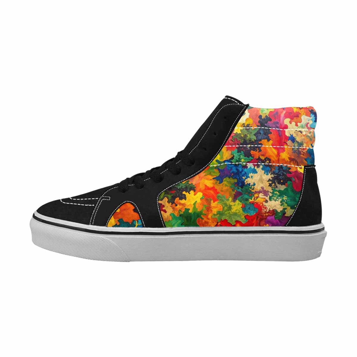 MEN'S Camo Patches High Top Canvas Y2K Shoes