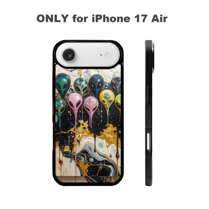 iPhone 17 Air Case — Aliens Marblemelting Aliens Pa Cy7 Alien, Custom Printed Phone Case