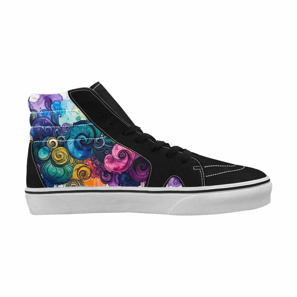 MEN'S Tie High Top Canvas Cottagecore Sneakers