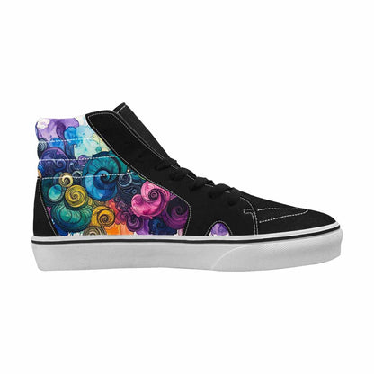 MEN'S Tie High Top Canvas Cottagecore Sneakers