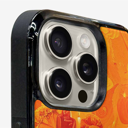iPhone 16 Pro Max Case — Marigold Day Of The Dead Marigold, Custom Print Case Cover