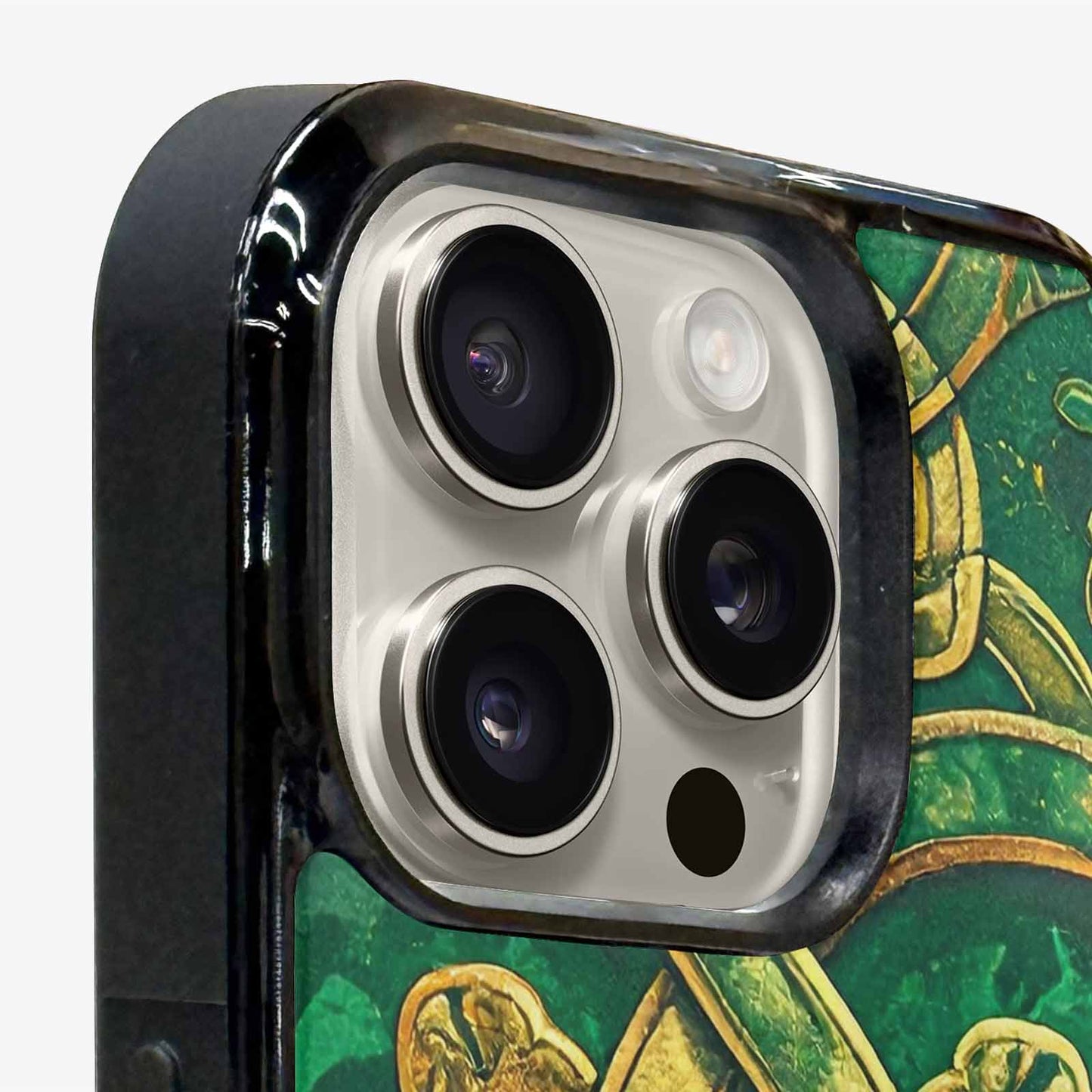 iPhone 16 Pro Case — Irish Celtic Knot Pattern Shamrocks Seamless, Custom Print Case Cover