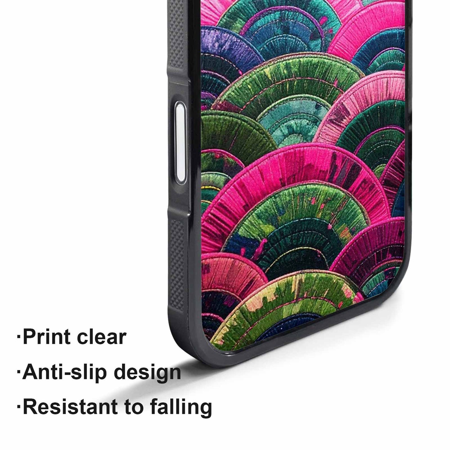 iPhone 17 Air Case — Vivid Camo Polysexual Pride Camo, Custom Printed Phone Case