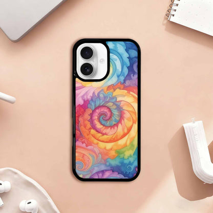iPhone 17 Case — Tie Dye Swirls Tie Dye, Custom Print Case Cover