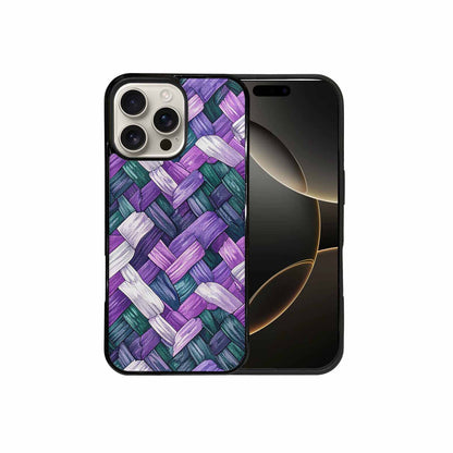 iPhone 16 Pro Max Case — Genderqueer Flag Color Theme Small Rainbow, Custom Made Phone Cover