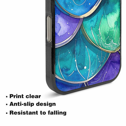 iPhone 16 Pro Max Case — Mermaid Scale Art Pattern, Personalized Phone Case