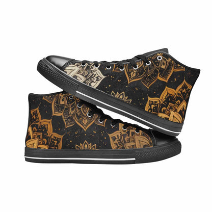 WOMEN'S Mandala High Top Canvas Dreamcore Custom Shoes