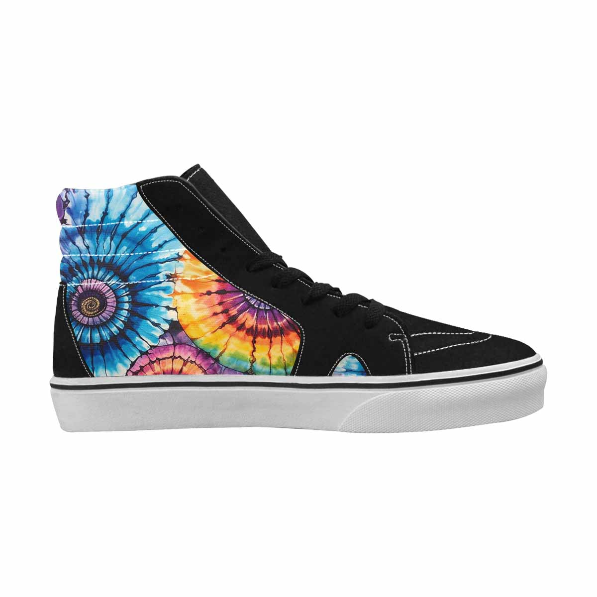 MEN'S Tie High Top Canvas Aesthetic Custom Shoes