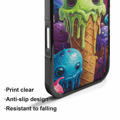 iPhone 17 Case — Melting Ice Cream Monster Charac Original, Custom Print Case Cover