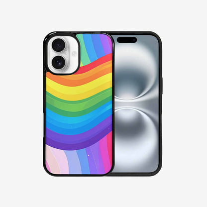 iPhone 16 Case — Rainbow Pride, Custom Art Phone Cover