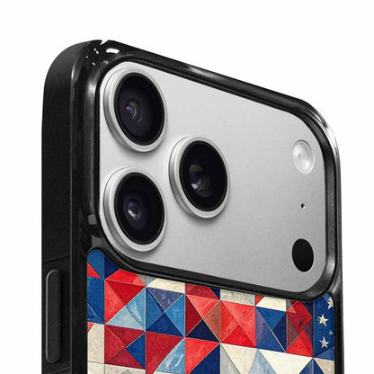 iPhone 17 Pro Max Case — Small American Flag Stars Galaxy Space, Custom Made Phone Cover