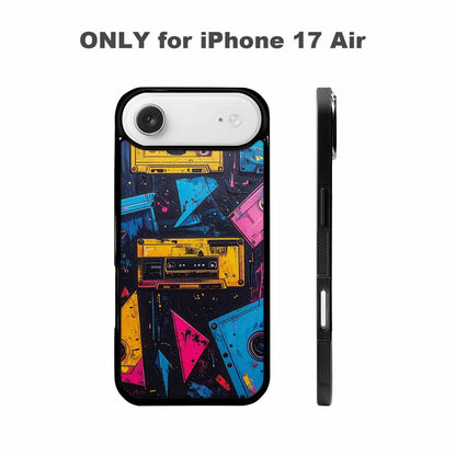 iPhone 17 Air Case — Seamless Tileable Pattern Of Overlapping Retro, Original Design Phone Case