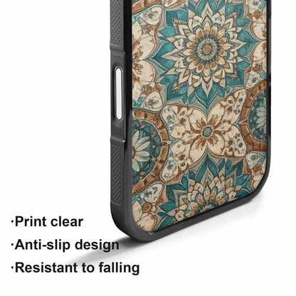iPhone 17 Case — Small Mandala Pattern, Randomly Floral, Custom Print Case Cover
