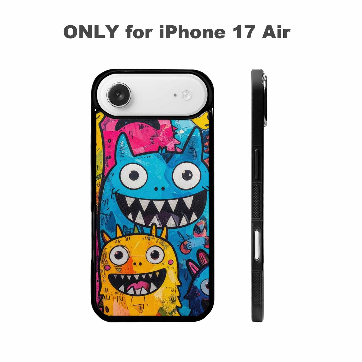 iPhone 17 Air Case — Seamless Repeating Pattern Of Overlapping Cartoon, Personalized Phone Case