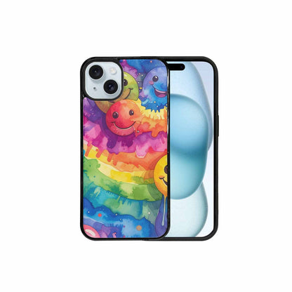iPhone 15 Plus Case — Smiley Facessmiley Faces Tie D 2b9, Customized Protective Case