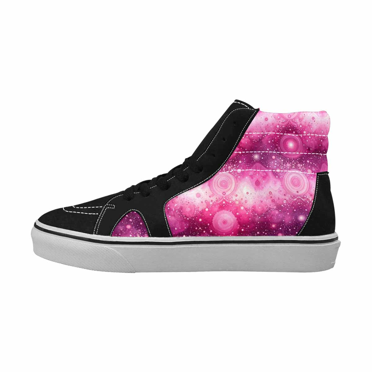 MEN'S Galaxy Art - High Top Canvas Cottagecore Custom Sneakers