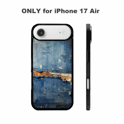 iPhone 17 Air Case — Denim Distressed Textures Print Edge Original, Custom Print Case Cover