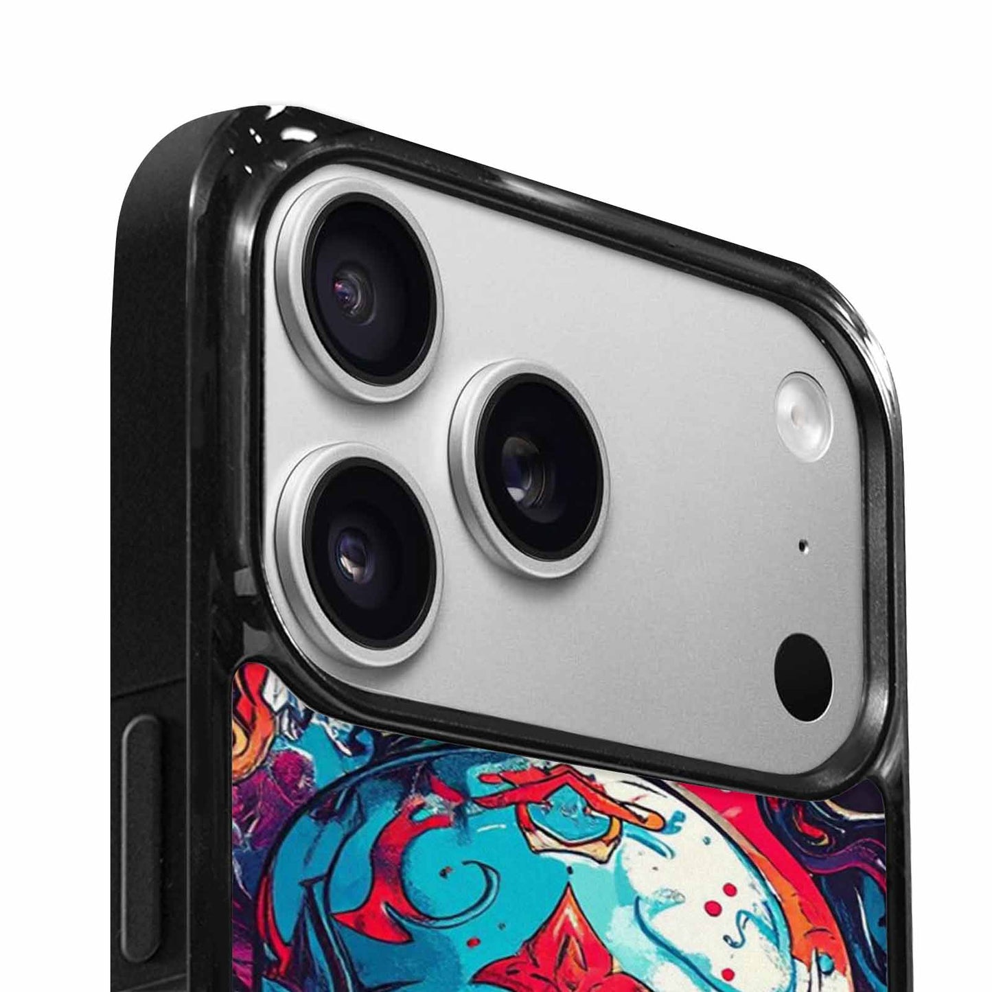 iPhone 17 Pro Case — Graffiti Skull Art Seamless Pattern Gothic, Custom Printed Phone Case