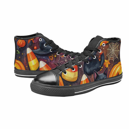 MEN'S Halloween High Top Canvas Dreamcore Custom Shoes
