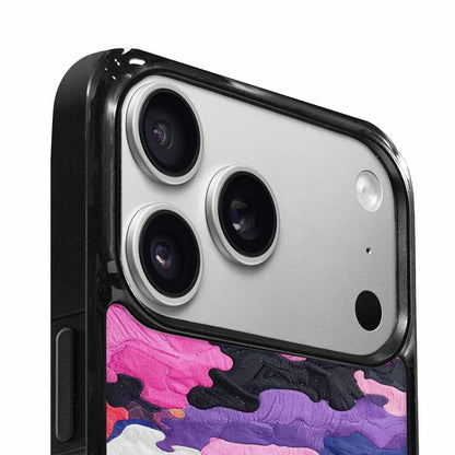 iPhone 17 Pro Case — Vivid Camo Genderfluid Pride Camo, Custom Print Case Cover