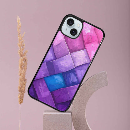 iPhone 15 Plus Case — Bisexual Flag Color Theme Small Rainbow, Unique Phone Case Design