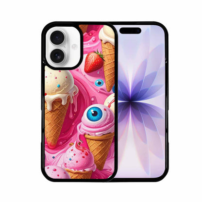iPhone 17 Case — Melted Strawberry Ice Original Art, Personalized Phone Case