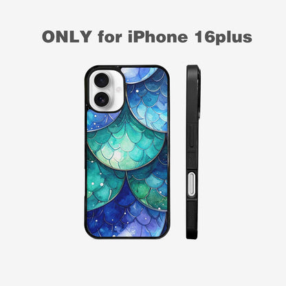 iPhone 16 Plus Case — Mermaid Scale, Customized Protective Case