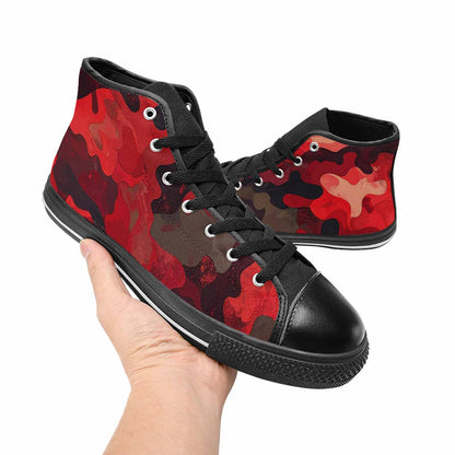 MEN'S Military Camouflage Blotch High Top Canvas Y2K Shoes