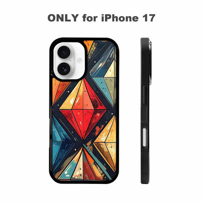 iPhone 17 Case — Vintage Summer Diamond Retro Vintage, Unique Phone Case Design