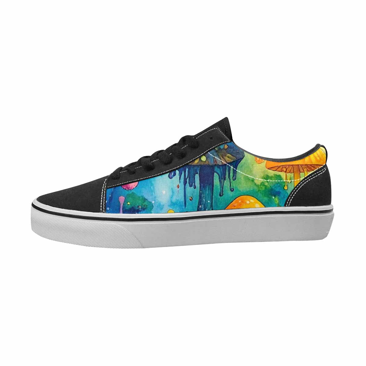 WOMEN'S Mushrooms Canvas Custom Fashion Cottagecore Custom Sneakers