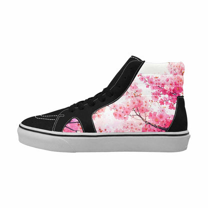 MEN'S Cherry Blossom Branch High Top Canvas Dreamcore Shoes