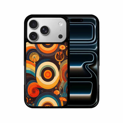 iPhone 17 Pro Case — Small Groovy Peace Sign Swirl Original, Original Design Phone Case